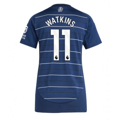 Dres Aston Villa Ollie Watkins #11 Rezervni za Žensko 2024-25 Kratak Rukav Dres Aston Villa Ollie Watkins #11 Rezervni za Žensko 2024-25 Kratak Rukav